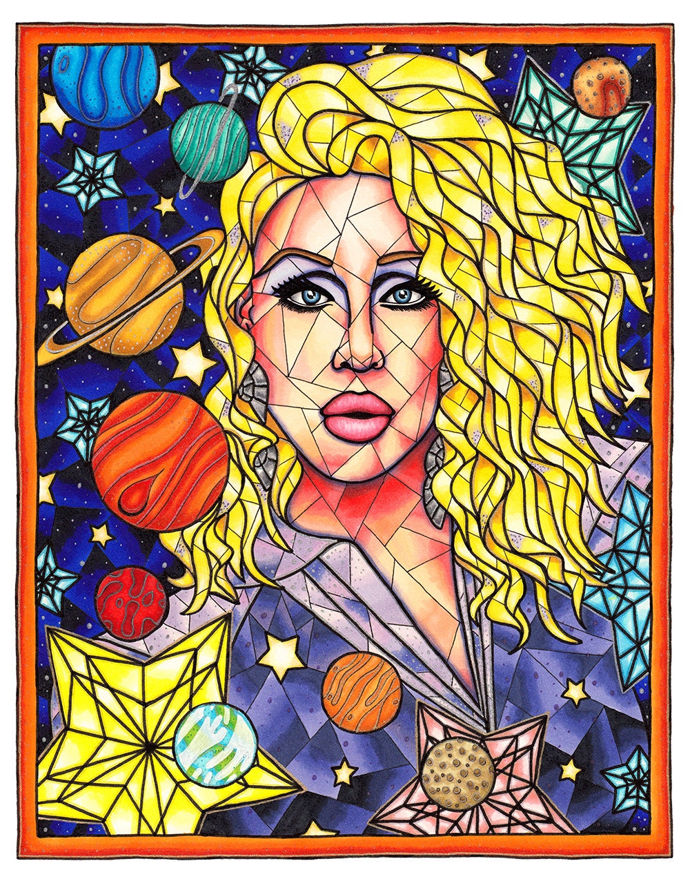 rupaul pop art poster