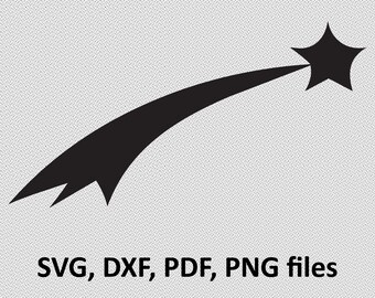 Star SVG/ Star DXF/ Star Clipart/ Star Files, printing, Star cutting, Star silhouette, Star vector, Star files, flying star, stars svg