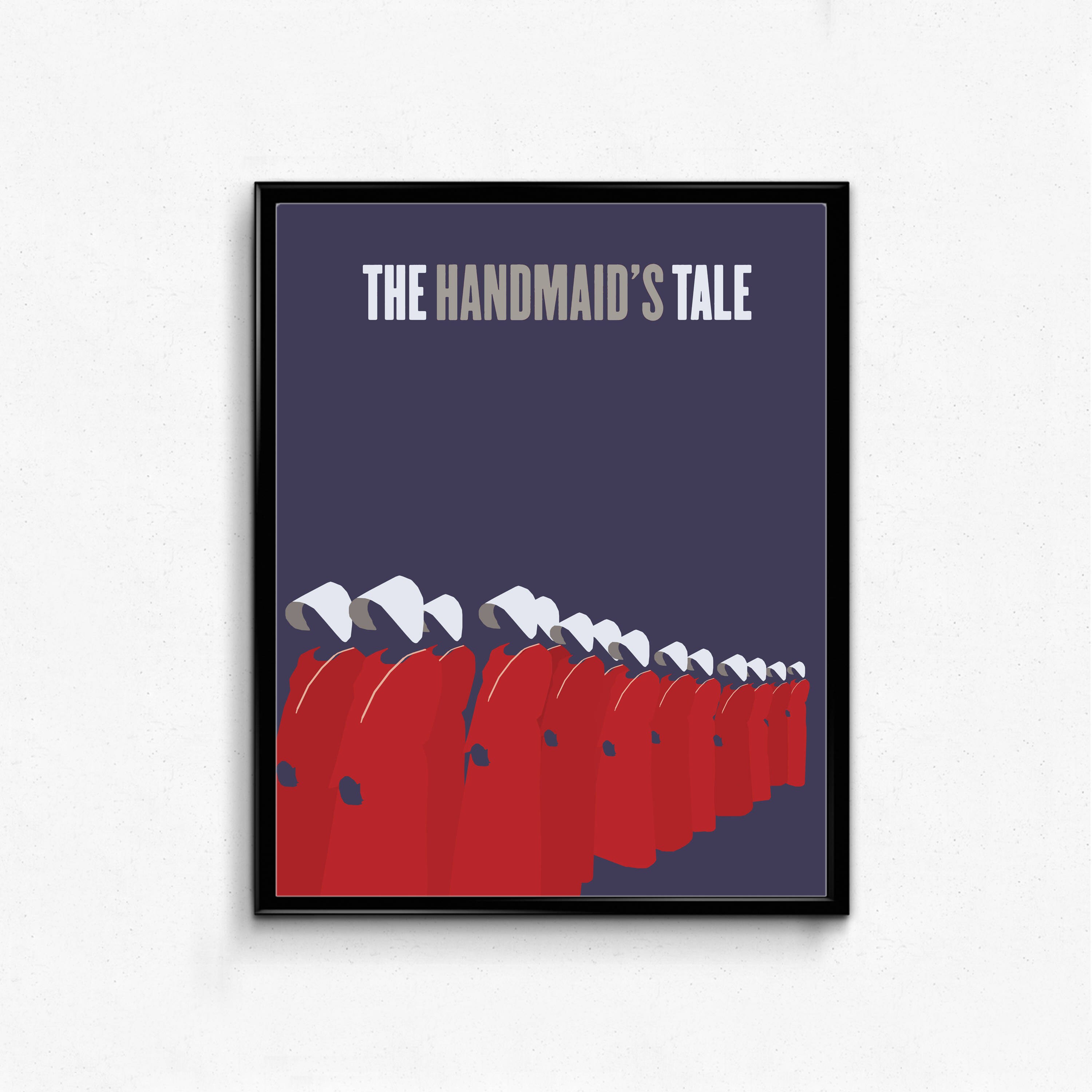 Handmaid's Tale Zoom Background The Handmaid's Tale Minimalist Poster TV Show Feminist