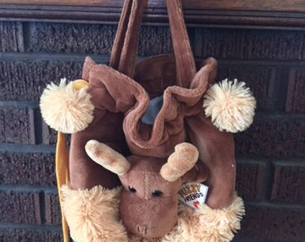 Legends Fuzzy Friends Moose Purse