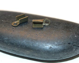 Set of 80 tip to bend or crush BRONZE 6x3mm