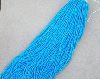 Light turquoise blue 11/0 seed beads , Czech seed beads , Glass seed beads