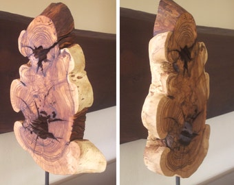 Wood Sculpture Wood Art tabletop sculpture tabletop art wood art desktop sculpture desktop art table decor wood minimalist sculpture