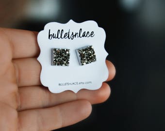 Sale Studs, Earrings, Stud Earrings, Hypoallergenic, Druzy