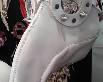 Hannibal leather mask, handmade