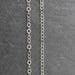 10ft, 3 m, Sterling Silver Flat Cable Rolo Chain 3.6 mm, shiny finish, ideal for dainty necklaces & bracelets, wholesale discounts