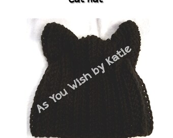 Cat Hat - Cat Beanie - Handmade