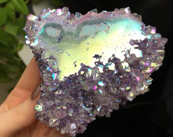 Angel Aura Amethyst Stalactite Eye Cluster Display