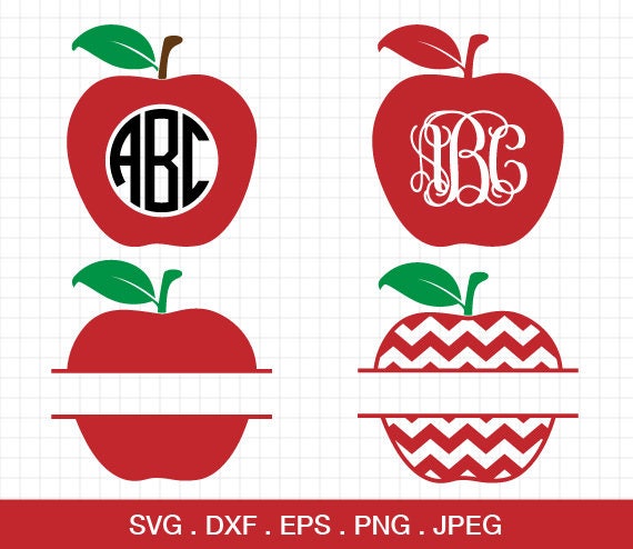 Download Apple SVG Chevron Apple svg Apple Monogram svg Teacher svg