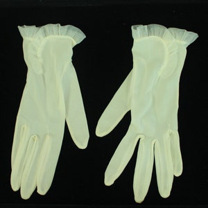 FOWNES IVORY Nylon GLOVES, Size 8