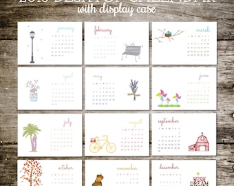 Calendar, 2018 Calendar, Calender for Desk, Office Calendar, Calendar for 2018, Calendar 2018, Valentine's Day Gift