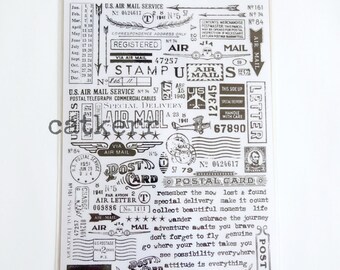 Special Delivery Tim Holtz Ideaology Rub On