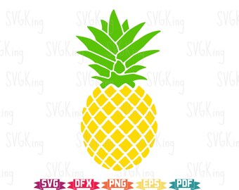 Pineapple SVG, SVG Files, Pineapple, Pineapple Monogram SVG, Cricut Cut Files, Silhouette Cut Files, svg, Vector, Cutting Files, Svg Studio