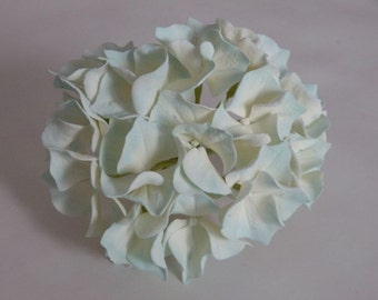 Light blue (ombre) gumpaste Hydrangea