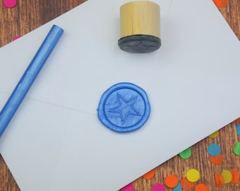 Star Wax Seal Stamp - wax seal - envelope seal - post crossing - pen pal - letter seal