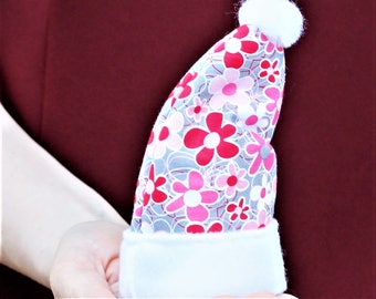 Felt Pink Ornaments, Pink and White Christmas Decorations Pink Felt Decorations Felt Pink Christmas Ornaments Girl Pink Christmas Decor