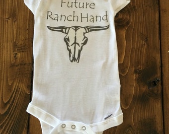 Future ranch hand onesie
