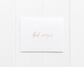 His and Her Vows | Wedding Vow Cards | His Vows | Her Vows | Vow Books | Wedding Vow Books | Wedding Vow Keepsake | His and Hers Cards
