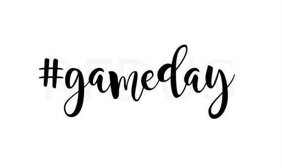 Download hashtag game day svg football svg cricut cutting file its