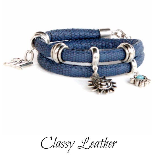 Wrap bracelet,nappa leather wrap,nappa bracelet,charm wrap,charm bracelet,Boho Bracelet Boho Wrap Bracelet,Personalized, Multi Wrap