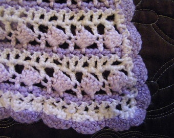 Shades of Purple Baby Afghan