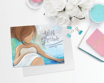 Thank You Cards - Midwife, OB, Doula, Client, or Nurse Gift