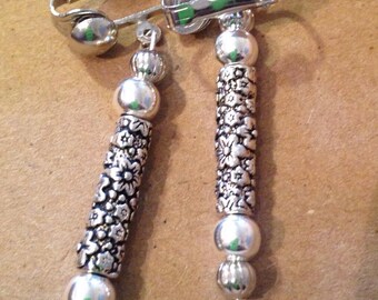 Silver clip-on