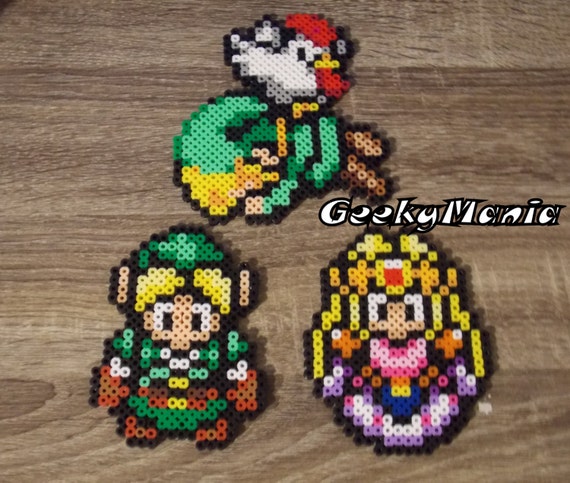 Legend of Zelda Ocarina of Time Link and Zelda Sprites