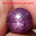Star Ruby UnTreated UnHeated Natural Beautiful 5.45 Ct Loose Gemstone