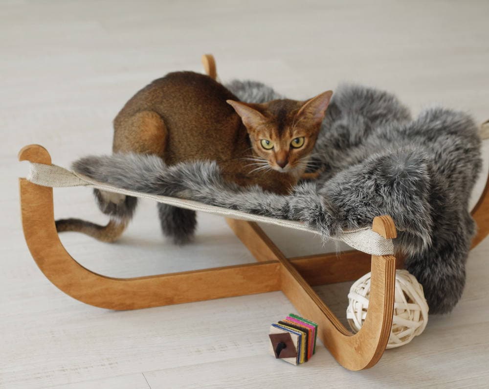 Cat hammock Posh pet bed Lapin. Сat furniture cat beds