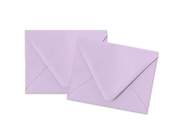 Plum / Light Purple Envelopes - A2 Pointed Flap Envelopes - Set of 10