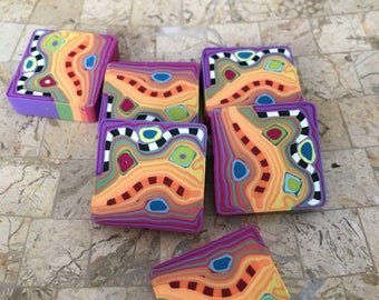Polymer Clay Beads by TLS Clay Design