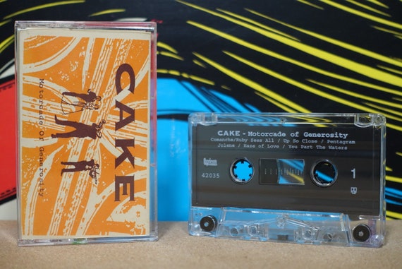 Motorcade Of Generosity by Cake Vintage Cassette Tape