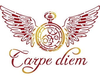 Stamperia Stencil "CARPE DIEM"