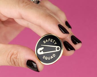 Safety Squad Enamel Lapel Pin
