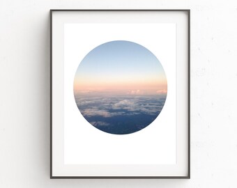 Sky Print Art, Sky Prints, Cloud Wall Art Decor, Sky Wall Art Decor, Scandinavian Print, Clouds, Photography, Printable Art, Oju Design