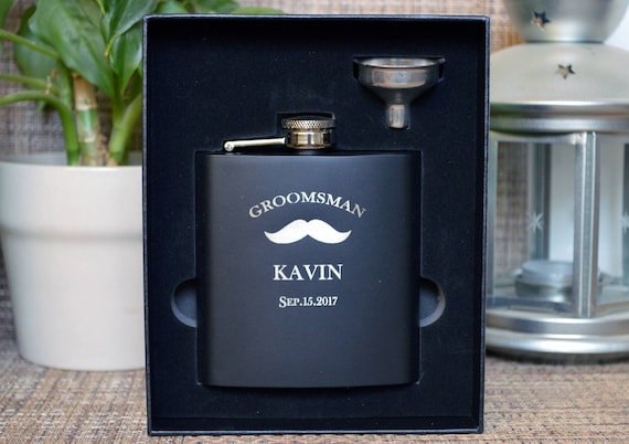 Monogrammed Personalized flask