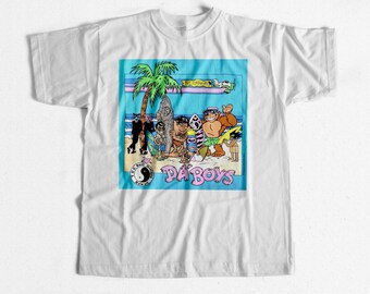 Vintage Surf T-shirt T&c Da Boys 80s