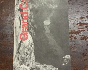 Vintage Map of the Grand Canyon, Grand Canyon National Park Arizona, 1979, Vintage Grand Canyon