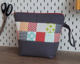 Project bag, knitting bag, Projectbag, zipper pouch, Knittingbag