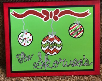 Christmas Ornament Painting