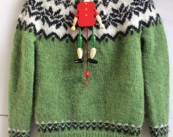 Children Wool Sweater "Afmæli"