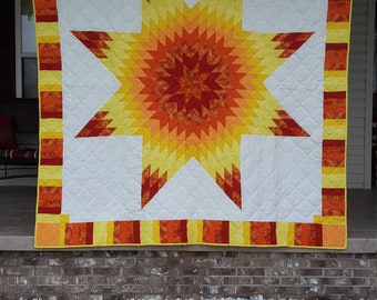Queen Size Lone Star Quilt