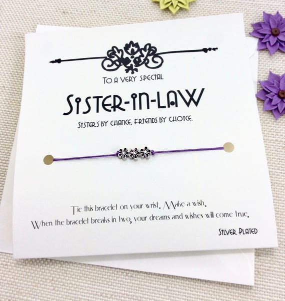 Sister In Law Gift Sister In Law Christmas Gift Card Sister In