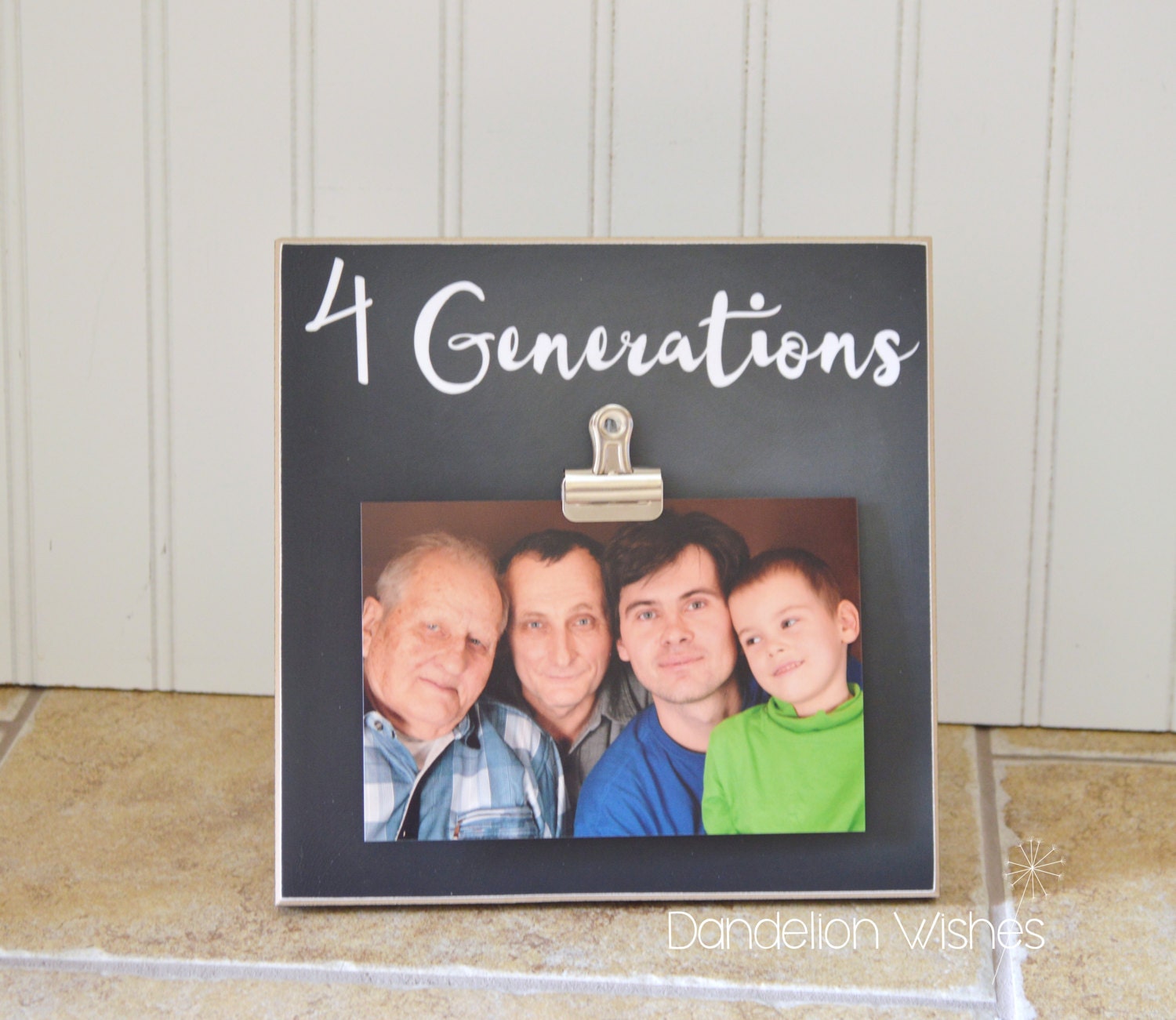 Four Generations Picture Frame 8x8 Photo Zoom