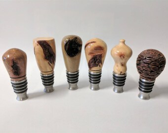Timber Bottle Stopper. Wine Bottle Stopper.