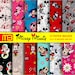Mickey Minnie Mouse scrapbook digital paper pack - cliart- digital paper -We have a lot of Disney,s digital papers.Please look them.