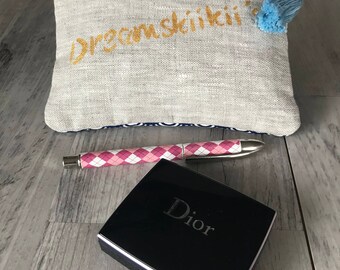 VIGDIS POUCH Kit blue POMPOM (made discount)