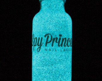 Spectre - Handmade Glow in the Dark Glitter Nail Polish