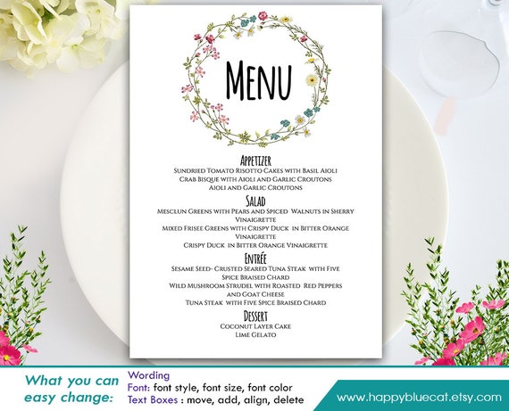 Modelli Menu Matrimonio Da Scaricare Bigwhitecloudrecs